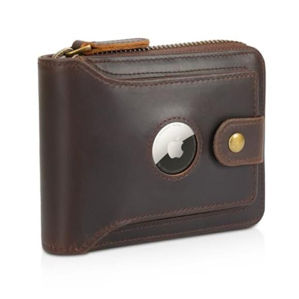 Full Grain Leather Wallet for Men Bifold RFID Blocking Cash Credit Card